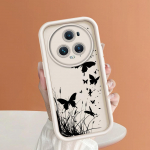 Pehme silikoonist ruudukujuline redelprintimise mustriga telefoni korpus, t&auml;iskaanega kaamera p&otilde;rutuskindel kummist &uuml;mbris Huawei Honori jaoks Huawei Mate 20 must