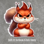 Vihane Orav Loomauto Kleebised P&otilde;rkeraua Akna Kleebised Auto Tarvikud Veekindel Vin&uuml;&uuml;lmaterjal valge