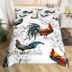 Talu 3D kana tekikott Kukk Hani Part lastele teismelistele naistele meestele kingitused Maamaja loomad magamistoa kaunistused Queen king 70x133cm 2pcs