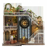 DIY k&auml;sitsi valmistatud 3D-m&otilde;istatuste kokkupanek Magic Building Model House Kit Mini m&auml;nguasjad, Kodu magamistoa kaunistamine m&ouml;&ouml;bliga Puidust P522