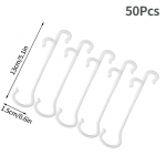 13/16CM 50/100 tk Kirsstomatite tugi J Konksud Taimede viinamarjade tugi K&ouml;&ouml;giviljaklambrid, mis takistavad puuviljakobarate kukkumist Pandlaga konks