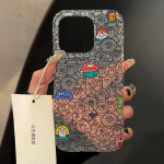 Mobiiltelefoni&uuml;mbrised iPhone 11 13 15 Pro Max 12 14 Pro Max &uuml;mbrisele iPhone 16 15 Plus 13 Pro 12 j&auml;&auml;tunud tekstuuriga maalitud koomiksililled iPhone 11 valge