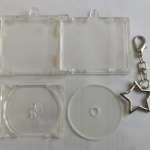 Mini Nfc funktsionaalne CD-plaadi &uuml;mbris v&otilde;tmehoidja perifeerne m&auml;lestusalbumi v&otilde;tmehoidja isetehtud seljakoti ripats