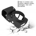 Pehme silikoonist kaamera&uuml;mbrise kaitsekate, millel on lihtne juurdep&auml;&auml;s, Sony A6000 Black jaoks must