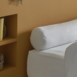 Traversin VANCOUVER 160 cm - 100% Polyester - DODO valge