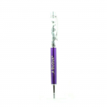 Pierres et Min&eacute;raux. Stylo min&eacute;raux Jaspe z&egrave;bre du Br&eacute;sil. Couleur violet.