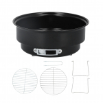 Mini &Uuml;mmargune Grillikomplekt Kaasaskantav Rauast S&ouml;egrill Kodu K&ouml;&ouml;ki Grillimiseks Piknikule Telkimiseks