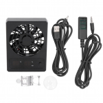 Roomajate paagi ventilatsiooniventilaator, vaikne, parandav &otilde;huringlus vihmametsa terraariumi jaoks