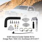 EGR klapi ja jahuti eemaldamise komplekt Dodge Ram 1500 3.0L EcoDiesel 2014-2017 jaoks