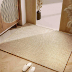 Linane sissep&auml;&auml;sumatt Kerge luksus Kootud vaip Wabi-Sabi sissep&auml;&auml;sumatt Jaapani uks Libisemiskindel sissep&auml;&auml;sumatt 60 * 90cm