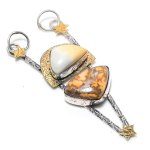 Brecciated Mookaite 925 Sterling Silver Two Tone Pendant 3.39 a9c78