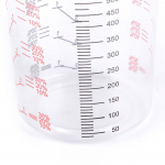 10 tk 600 ml plastist v&auml;rvi segamistopsid Segamisn&otilde;u v&auml;rvi segamise kalibreeritud tass