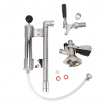 8-tolline &otilde;lle k&auml;sipump roostevabast terasest A-t&uuml;&uuml;pi &otilde;llepump sise- ja v&auml;listingimustes piknikupeo telkimiseks