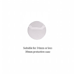 5 tk tihvti &uuml;mbris, m&auml;rgi kaitsja, l&auml;bipaistev &uuml;mbris Anime m&auml;rgi n&ouml;&ouml;pn&otilde;elte jaoks, kaunistustarvikud 38mm