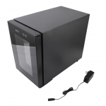 6 Pudeliga Veinik&uuml;lmik LED-ekraaniga 12 kraadi C?15 kraadi C Temperatuuri Reguleerimine Eraldiseisev Vein L