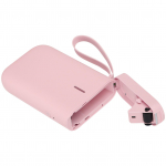 V&auml;ike sildiprinter Majapidamises K&auml;eshoitav Kaasaskantav Bluetooth Termokleebiste valmistamise masin(Roosa ) roosa