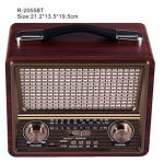 Puidust juhtmevaba Bluetooth-k&otilde;lar Raadio vastuv&otilde;tja Laetav FM/AM/SW TOETAB USB/SD/TF HIFI Stereo MP3-m&auml;ngija veini