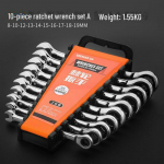 Green Forest topeltpeaga p&otilde;rk- ja avatud otsaga mutriv&otilde;tmete komplekt