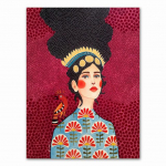 Abstraktsed t&uuml;drukud juuksed lilled linnud seinakunst l&otilde;uend P&otilde;hjamaade plakatid ja v&auml;ljatr&uuml;kid Vintage seinapildid elutoa sisekujunduseks ilma raamita 21*30cm