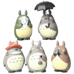 5 tk multika Totoro figuur minikuju armas m&auml;nguasi toa kaunistused kawaii figuurid m&auml;nguasi lapse kingitused kollektsioneeritavad 5Pcs