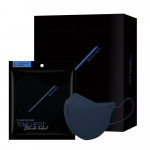 CHARMZONE Tone Up FIT Black Label Mask Denim Navy 10 pieces Denim navy large size 10 sheets