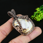 Malinga Jasper Handmade Copper Wire Wrap Jewelry Pendant 2 r7b89
