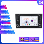 Hizpo 4G-LTE Carplay 7-tolline Android Auto raadio GPS A4 B9 B8 B7 B6 S4 RS4 SEAT Exeo jaoks Multimeedia RDS 2din Autoraadio Stereo Video Intelligentsne Navigatsioon S4 8Core 4G 32G