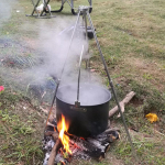 Hanging Pot Camping Pot &Uuml;ks pott v&auml;lik&auml;mpingul matkamiseks toiduvalmistamiseks