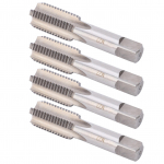 4 TK M22 Legeeritud T&ouml;&ouml;riistateras Sirge Soonega Meetriline K&auml;si-keermepuur Keermepuurimine K&auml;sit&ouml;&ouml;riist