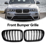 L&auml;ikiv must esikaitseraua neeruv&otilde;re iluv&otilde;re sobib BMW X3 F25 2011-2014 kahekordne liin