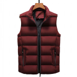 Meeste vabaaja talvine soe t&otilde;mblukk Varrukateta vest jakk Mantel Outwear Tops XXXL