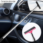 2 tk Auto tahavaatepeegli puhasti puhastusvahend Pikendatav kuni 98 cm Autoklaasi puhastaja Kaabits Auto tarvikud K&auml;epide Teleskoopiline akende puhastushari Random 2Pcs