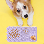 Dishwasher Safe Sniff Mat for Dogs And Cats 5 in 1 Design Pet Food Dispenser Pad