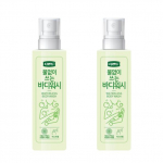 Depend Waterless Body Wash (200ml x2) &ndash; Spray-Type No-Rinse Cleanser for Daily Body Care, Korean