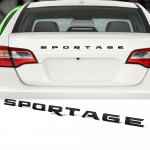 SPORTAGE m&auml;rgikleeps pagasiruumi jaoks KIA jaoks Kleebis Must SPORTAGE Tagakleebis Kapoti embleem Kia SPORTAGE KX3 K5 K3 GT Line jaoks ABS