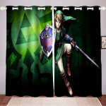 The Legend Of Zelda Kodukaunistus Elutuba Magamistuba Kardinad Pimenduskardinateks M&auml;ng K&ouml;&ouml;gitarvikud J&otilde;ulukingitused 100x140cm