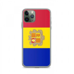 Coque iPhone &ndash; Andorre &ndash; Drapeau &ndash; Souple &ndash; Mitmev&auml;rviline &ndash; &Uuml;hilduv iPhone 11 Pro