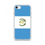 Coque iPhone - Guatemala - Drapeau - Souple - Mitmev&auml;rviline - Disain