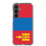 Coque T&eacute;l&eacute;phone &ndash; Samsung &ndash; Galaxy S24 Ultra &ndash; Drapeau Mongolie &ndash; Supp &ndash; Mitmev&auml;rviline