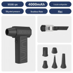 2025 Kiire turbiinventilaator: Tormimasin Lume- ja Tolmipuhur 12.2 x 9.4 x 3.6