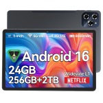 BESTTAB W90 11-tolline tahvelarvuti Android 15, 24 GB RAM, 256 GB m&auml;lu(2TB TF),Suur laiekraan L1, kaheksatuumaline T615, 8000 mAh, 5G WiFi, 4G LET, 18W 24+256 hall