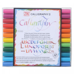 Kuretake ZIG Calligraphy II veep&otilde;hine pliiatsikomplekt, 24 v&auml;rvi, TC-3100/24V - Ideaalne kunstiliseks kirjutamiseks ja scrapbookimiseks