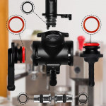 15 tk O-r&otilde;ngastihendi komplekt Silikoonist tihend Saeco kohvimasina keedugrupi tila &uuml;henduse tihendusr&otilde;ngaste tarvikud one size