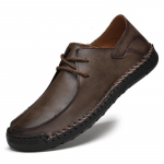 Klassikalised k&auml;sit&ouml;&ouml;na valmistatud vabaajajalatsid Meeste Loafers Mugavad mokasiinid Meeste lamedad kingad 46 tumepruun v&auml;rv