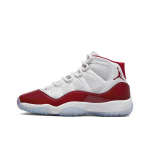 Air Jordan 11 Retro GS Cherry Laste tossud Valge Must Varsity-Punane 378038-116 36