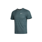 Nike Dri-Fit Miler L&uuml;hikeste Varrukatega Jooksus&auml;rk Meeste S&auml;rgid Hall Roheline CU5993-387 S