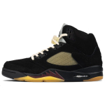 A Ma Mani&eacute;re x Air Jordan 5 Retro Dusk Unisex tossud Must Burgundia-Crush Kahvatu-Iivo FD1330-001 42.5