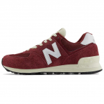New Balance 574 Klassikaline Crimson Unisex Tossud Punane Valge Angora U574RBK 36