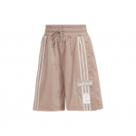 Adidas Originals Neutral Court Adibreak Kirjalogo Prindiga Triibulised V&auml;rviplokid Vabaaja L&uuml;hikesed P&uuml;ksid Naiste L&uuml;hikesed P&uuml;ksid Pruun IS5258 S