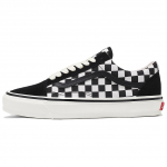 Vans Premium Old Skool Ruuduline - Must Valge Unisex Tossud VN000D56BZW 36.5